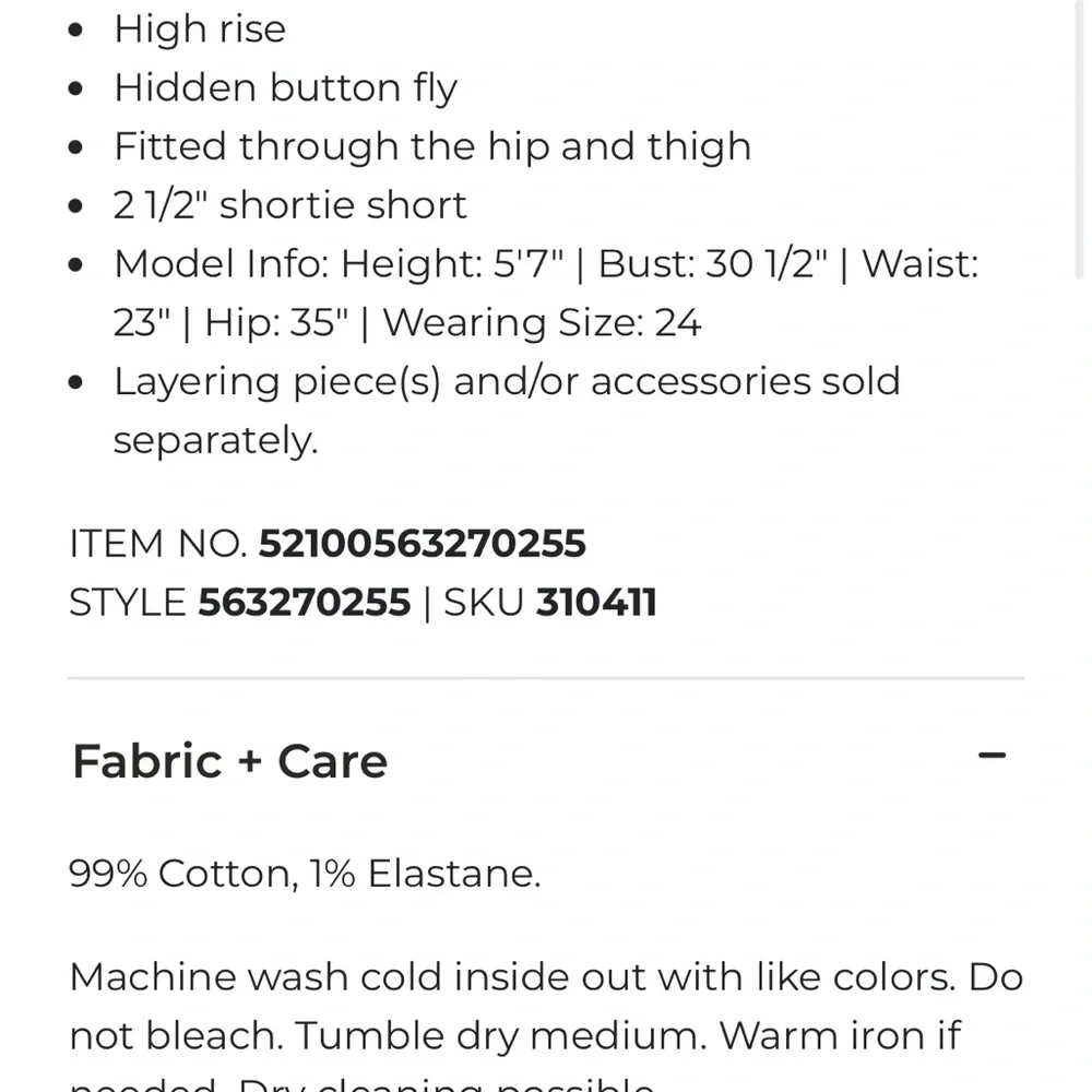 Levi’s Denim Shorts
